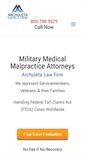 Mobile Screenshot of militarymedicalmalpractice.net